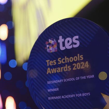 Burnage Named Secondary School of the Year